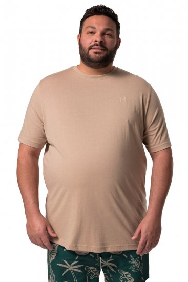 Men+ 276 T-shirt med rund hals Sand - T-shirts - Stora T-shirts - 2XL-14XL