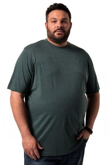 Men+ 276 T-shirt med rund hals Mörkgrön - T-shirts - Stora T-shirts - 2XL-14XL
