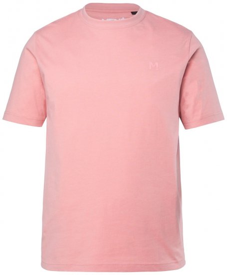 Men+ 276 T-shirt med rund hals Rosa - T-shirts - Stora T-shirts - 2XL-14XL