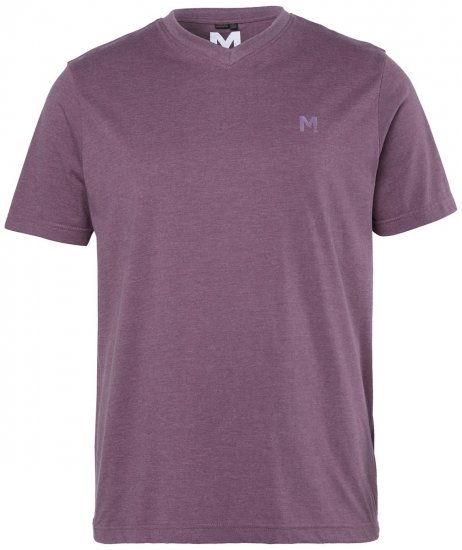 Men+ 279 T-shirt med V-ringning Plommon - T-shirts - Stora T-shirts - 2XL-14XL