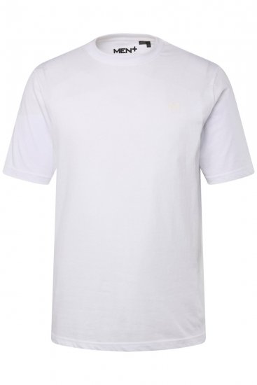 Men+ 285 T-shirt med rund hals Vit 2-pack - T-shirts - Stora T-shirts - 2XL-14XL