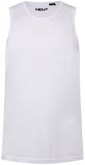 Men+ 303 Linne Vit - T-shirts - Stora T-shirts - 2XL-14XL