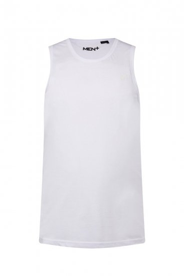Men+ 305 Linne Vit 2-pack - T-shirts - Stora T-shirts - 2XL-14XL