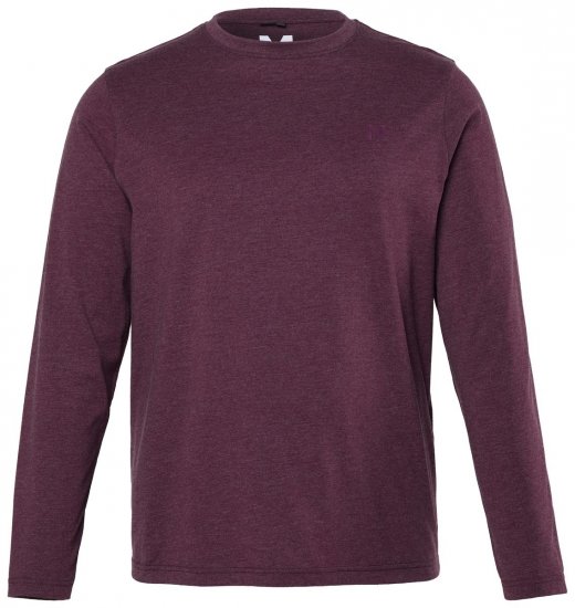 Men+ 307 Långärmad T-shirt Mörkt plommon - T-shirts - Stora T-shirts - 2XL-14XL