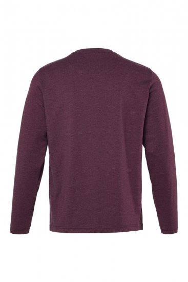 Men+ 307 Långärmad T-shirt Mörkt plommon - T-shirts - Stora T-shirts - 2XL-14XL