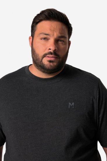 Men+ 308 T-shirt bellyfit Svart - T-shirts - Stora T-shirts - 2XL-14XL
