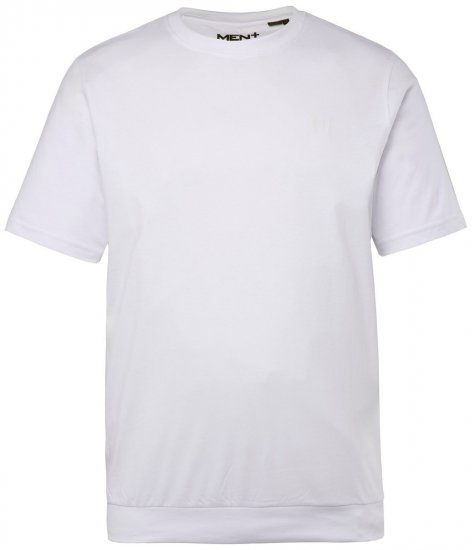 Men+ 308 T-shirt bellyfit Vit - T-shirts - Stora T-shirts - 2XL-14XL