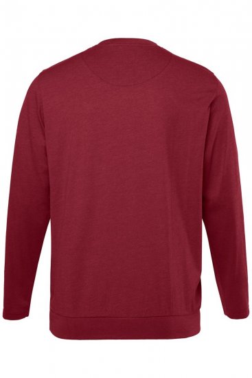 Men+ 313 Långärmad T-shirt bellyfit Kopparbrun - T-shirts - Stora T-shirts - 2XL-14XL