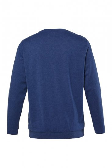 Men+ 313 Långärmad T-shirt bellyfit Nattblå - T-shirts - Stora T-shirts - 2XL-14XL
