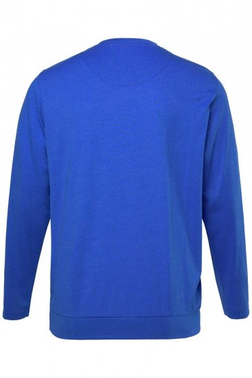 Men+ 313 Långärmad T-shirt bellyfit Koboltblå - T-shirts - Stora T-shirts - 2XL-14XL