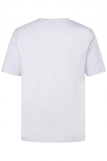 Men+ 365 Henley T-shirt Vit - T-shirts - Stora T-shirts - 2XL-14XL