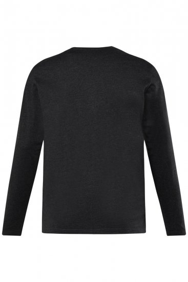 Men+ 383 Henleytröja Svart - T-shirts - Stora T-shirts - 2XL-14XL