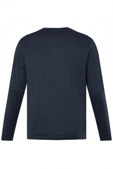 Men+ 383 Henleytröja Mörkblå - T-shirts - Stora T-shirts - 2XL-14XL