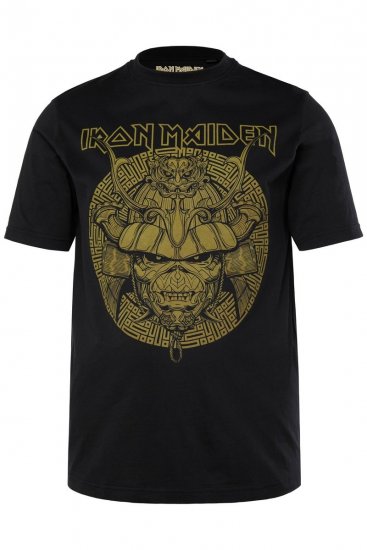 JP1880 Iron Maiden Samurai Eddie T-Shirt Black - T-shirts - Stora T-shirts - 2XL-14XL