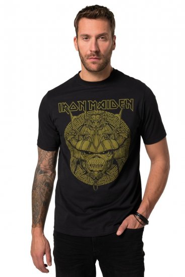 JP1880 Iron Maiden Samurai Eddie T-Shirt Black - T-shirts - Stora T-shirts - 2XL-14XL