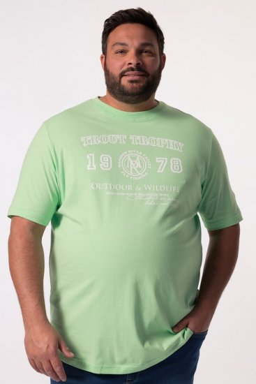 Men+ 424 T-shirt Trout Trophy Mintgrön - T-shirts - Stora T-shirts - 2XL-14XL