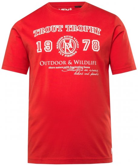 Men+ 424 T-shirt Trout Trophy Chiliröd - T-shirts - Stora T-shirts - 2XL-14XL