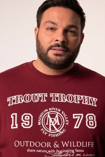 Men+ 424 T-shirt Trout Trophy Kopparbrun - T-shirts - Stora T-shirts - 2XL-14XL