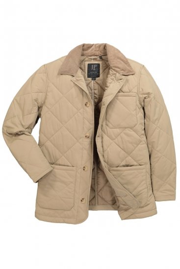 JP1880 836628 Quiltad jacka i westernstil Mörkbeige - Jackor - Stora jackor - 2XL-12XL