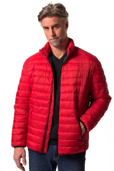 Boston Park 638 Quiltad jacka bellyfit med ståkrage Röd - Jackor - Stora jackor - 2XL-12XL