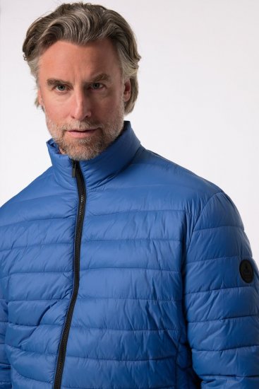 Boston Park 638 Quiltad jacka bellyfit med ståkrage Koboltblå - Jackor - Stora jackor - 2XL-12XL