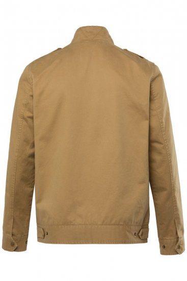 Men+ 641 Bomullsjacka med ståkrage Kamelbrun - Jackor - Stora jackor - 2XL-12XL