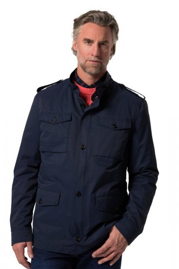Boston Park 779 Fältjacka med ståkrage Mörkblå - Jackor - Stora jackor - 2XL-12XL