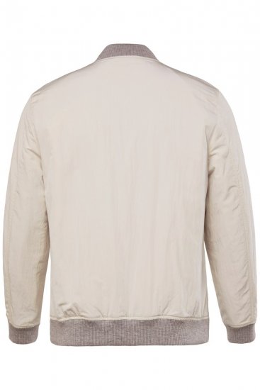 JP1880 836786 Collegejacka med emblem Benvit - Jackor - Stora jackor - 2XL-12XL