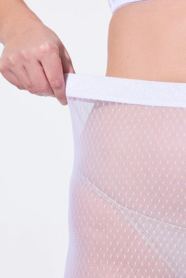 Ulla Popken 836805 Prickiga skavskyddsshorts Vit - Skavskyddsshorts - 