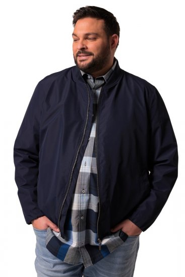 Men+ 823 Ultralätt bomberjacka bellyfit Mörkblå - Jackor - Stora jackor - 2XL-12XL