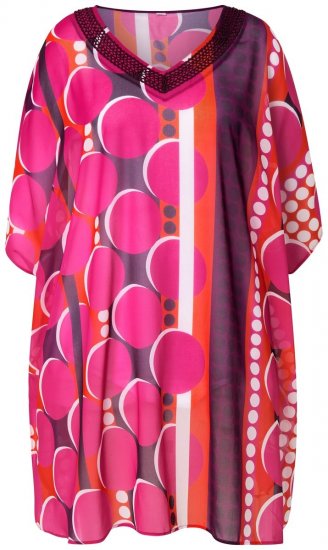 Ulla Popken 836864 Klänning Rosa - Kaftaner - 