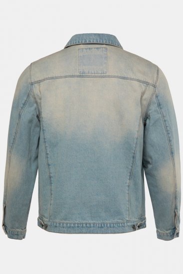 STHUGE 837222 Jeansjacka med bröstfickor Ljusblå - Jackor - Stora jackor - 2XL-12XL