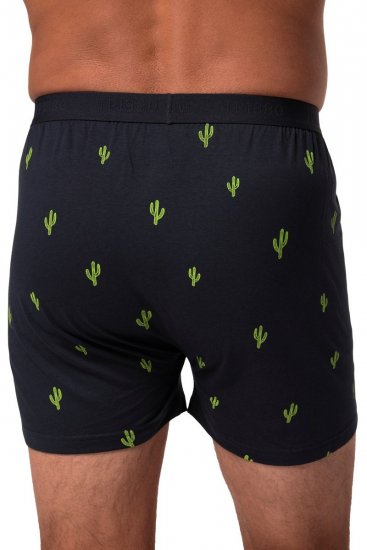 JP1880 837629 Boxershorts FLEXNAMIC® med kaktustryck Mörkblå 2-pack - Underkläder & badkläder - Stora underkläder för män