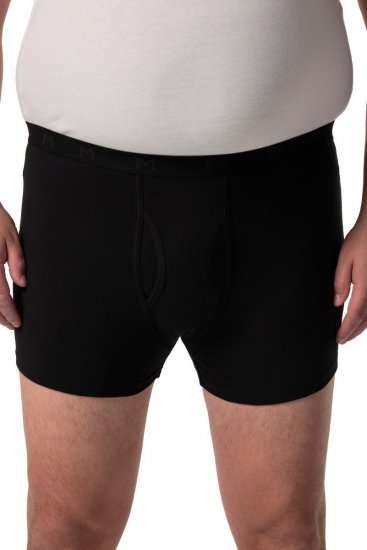 Men+ 678 Boxerkalsonger bellyfit FLEXLASTIC® Svart 2-pack - Underkläder & badkläder - Stora underkläder för män