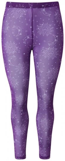 Ulla Popken 837935 Mönstrade strumpleggings Violett - Strumpbyxor & strumpor - 