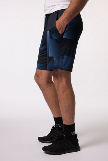 JP1880 FLEXNAMIC® GeoMotion Tennis Shorts Dark Blue - Träningskläder & friluft - Träningskläder till herr i stora storlekar