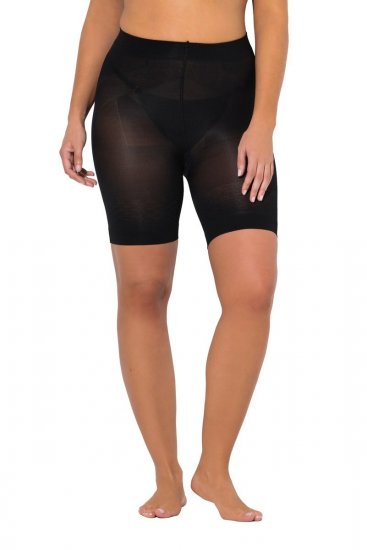 Ulla Popken 838209 Formande skavskyddsshorts Svart - Skavskyddsshorts - 