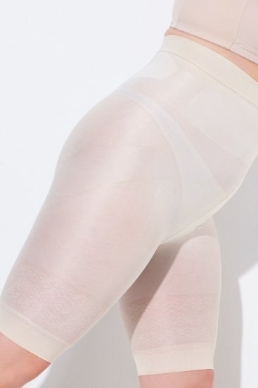 Ulla Popken 838209 Formande skavskyddsshorts Benvit - Skavskyddsshorts - 