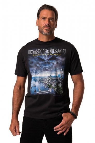 JP1880 Iron Maiden Brave New World T-Shirt Black - T-shirts - Stora T-shirts - 2XL-14XL