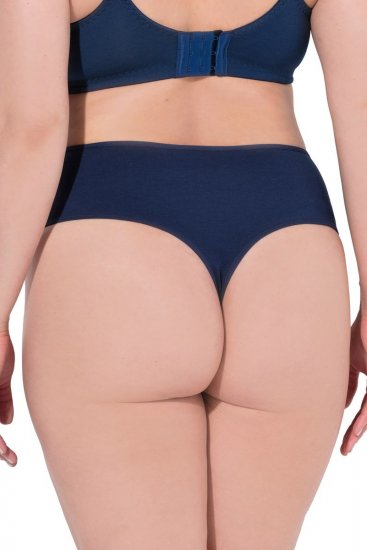 Ulla Popken 838637 Stringtrosor 3-pack Mörkblå - Trosor - 