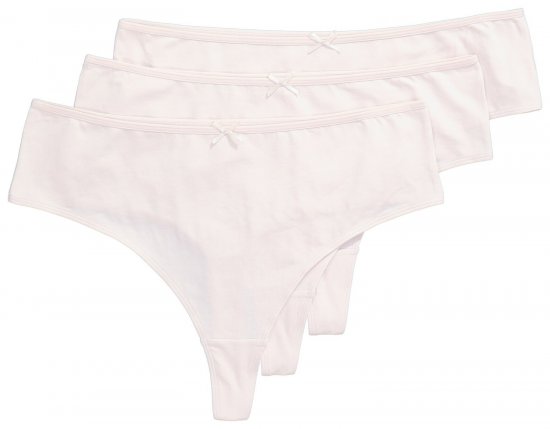 Ulla Popken 838637 Stringtrosor 3-pack Beige - Trosor - 