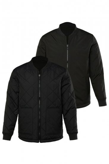 JP1880 838875 Vändbar collegejacka Svart - Jackor - Stora jackor - 2XL-12XL