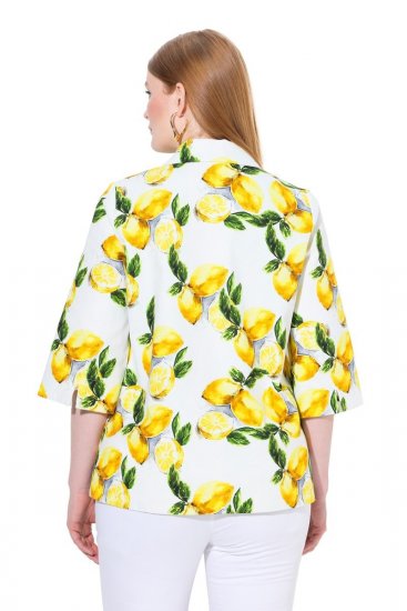 Ulla Popken 838952 Jacka Vit - Jackor - Damjackor i stora storlekar