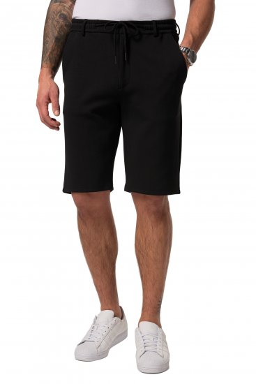 JP1880 Jersey Bermuda Chino Shorts Flexnamic Black - Shorts - Stora shorts W40-W60