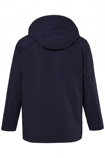 Men+ 215 Regnjacka med huva Mörkblå - Jackor - Stora jackor - 2XL-12XL