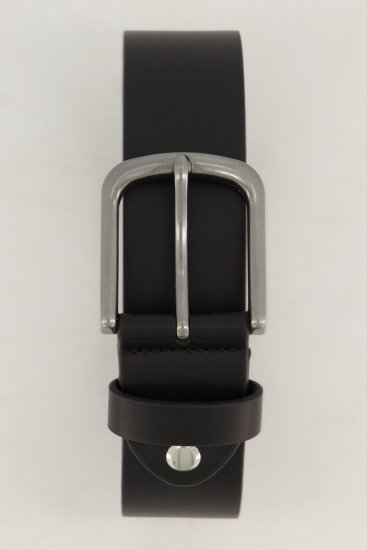 JP1880 839374 Bälte i skinnimitation med metallspänne Svart - Accessoarer - Accessoarer som fulländar looken