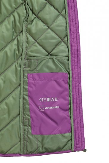 Ulla Popken 840047 Vattenavvisande quiltad väst Lila - Västar - 
