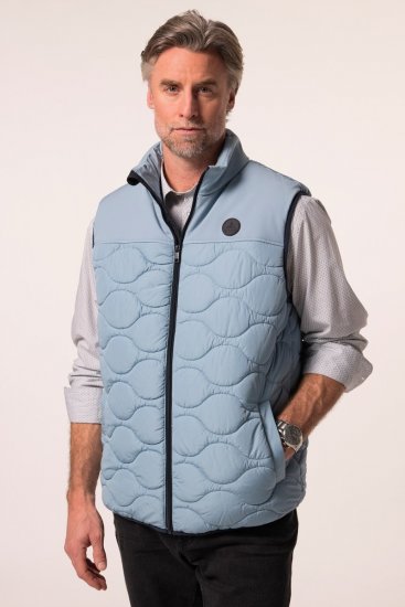 Boston Park 099 Quiltad väst med syntetdun Duvblå - Jackor - Stora jackor - 2XL-12XL