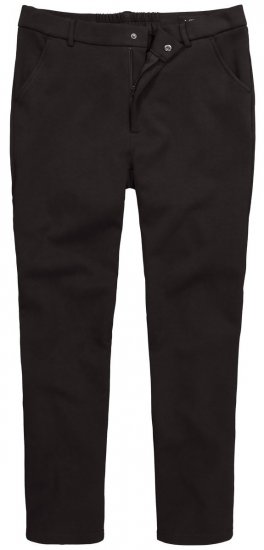 Men+ 207 Bilbao Flexlastic Jerseychinos Svart - Kostymer och kavajer - Kostymer i stora storlekar