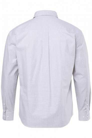JP1880 Business Shirt Long Sleeve Two-Tone Grey - Skjortor - Stora skjortor - 2XL-8XL